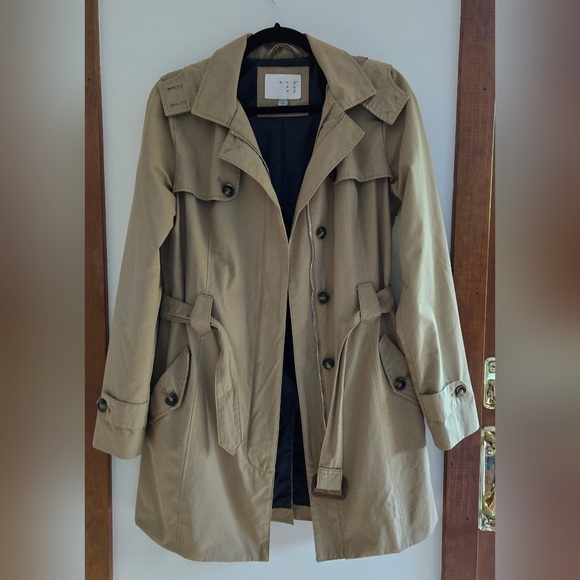 A New Day Target Mid-Thigh Trench Coat - Picture 5 of 5